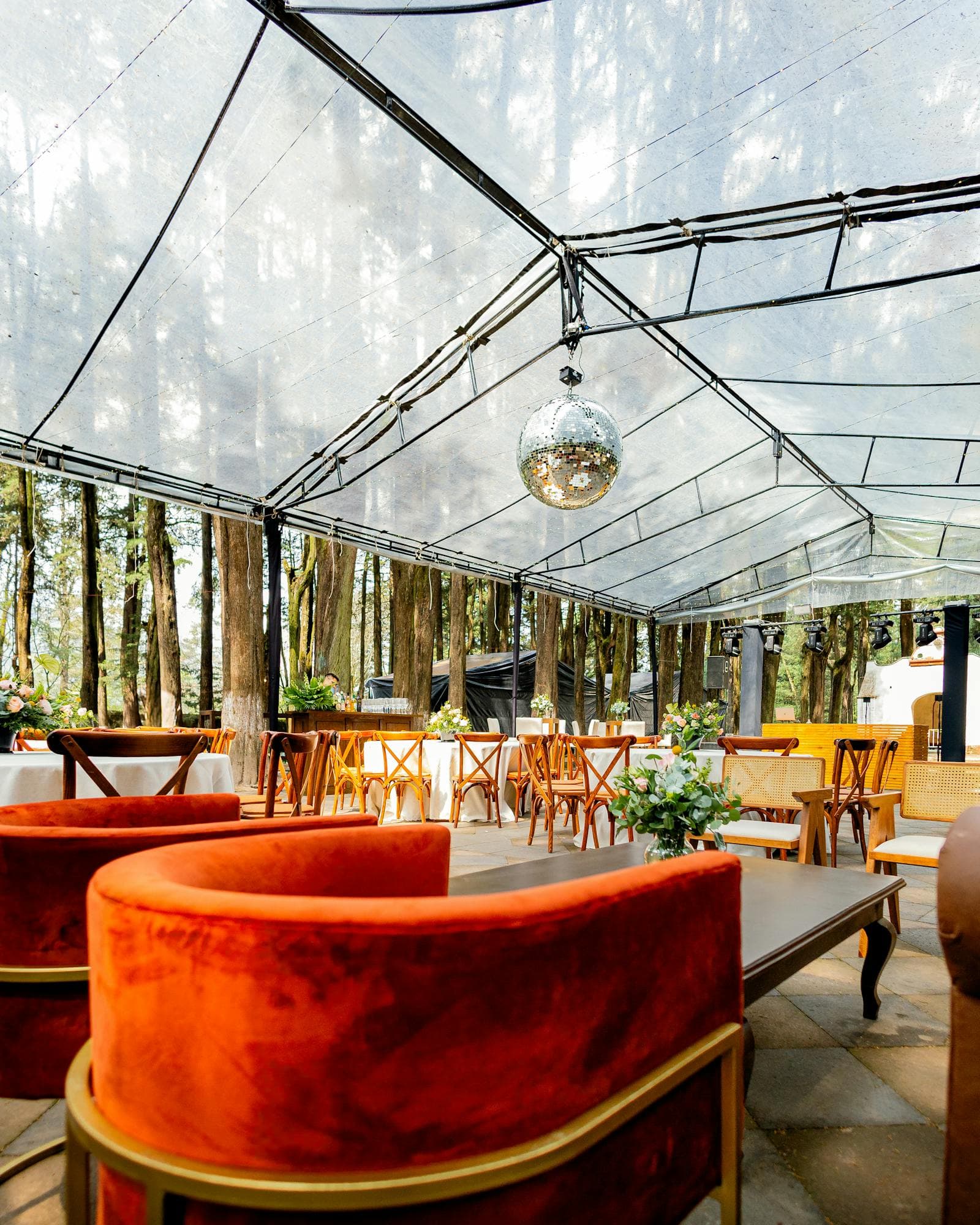 Elegant outdoor private event venue